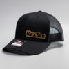 Custom Company Badge Hats With Logo - Mesh Trucker Hat – Single Layered - Powder Coated Design