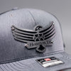 Custom Company Badge Hats With Logo - Mesh Trucker Hat – Dual Layered - Powder Coated Design