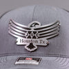 Custom Company Badge Hats With Logo - Mesh Trucker Hat – Dual Layered - Powder Coated Design